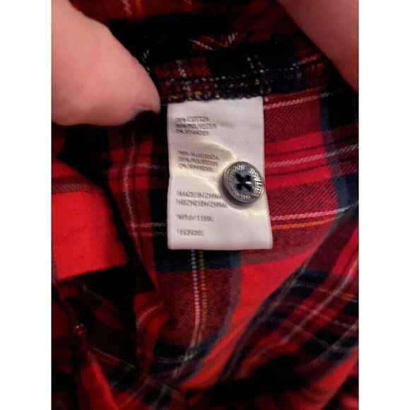 Weatherproof Vintage Red Plaid Flannel Sz.XS - Picture 5 of 5